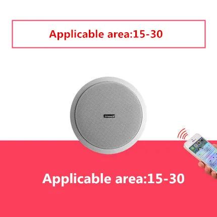 V2 standard host Shinco V2 Беспроводная Bluetooth потолочная акустическая система потолочная фоновая музыка Радио Колонки - Цвет: V2 standard host