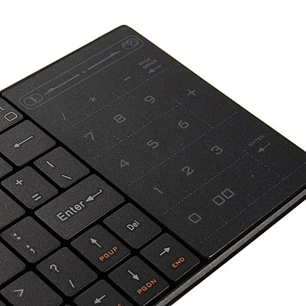 

Wireless multimedia keyboard portable keyboard digital touch response sliding keyboard multimedia dual Bluetooth mode