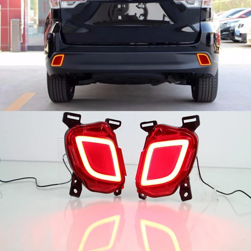 Задний светодиодный светильник дальнего света для Toyota high Lander Kluger XU50 2014 2015 2016