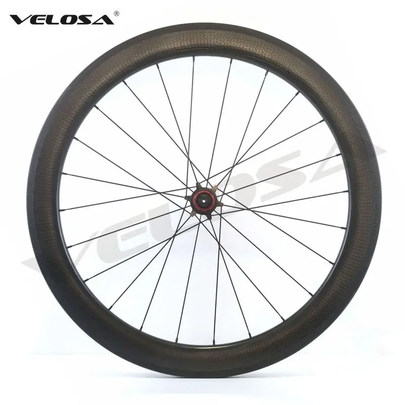 Velosa 404 454 58 мм dimple колеса, 700C Дорожные карбоновые велосипедные колёса, Showstopper тормоз для велосипеда, клинчер/комплект трубчатых колес
