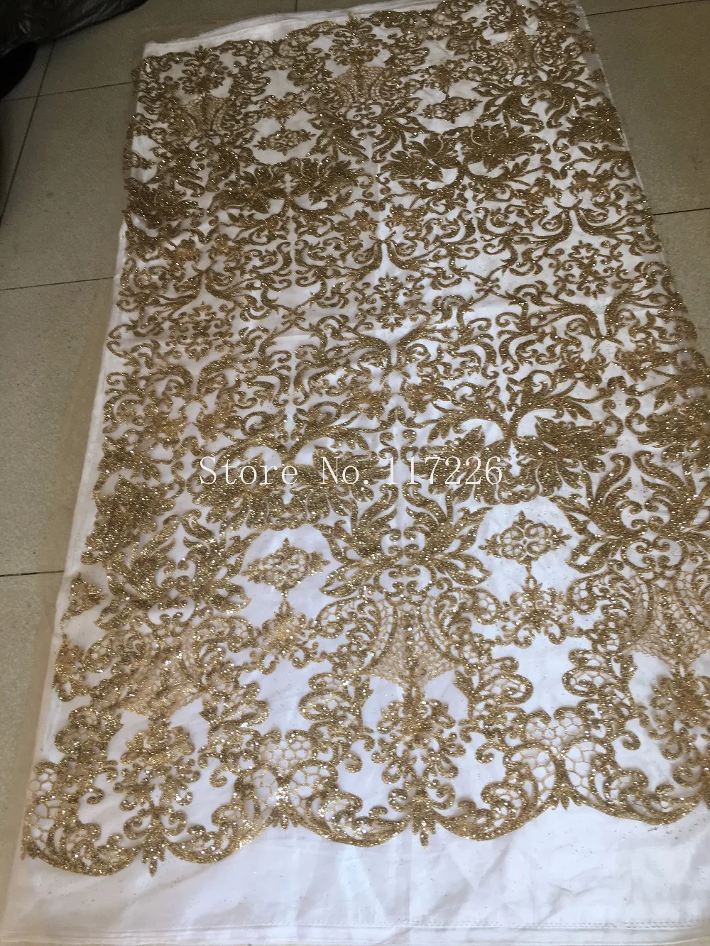 Красивое роскошное приклеенное блестящее вышитое искусственное украшение с