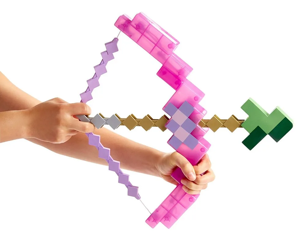 Новые игрушки Minecraft Пена лук подарок оружие Модель Brinquedos для детей подарки Дети