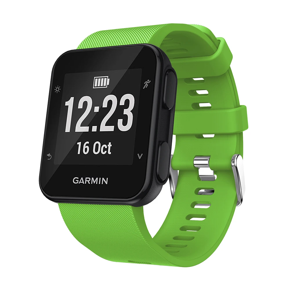 UIENIE красочные силиконовый ремешок сменные часы наручные браслет для Garmin Forerunner 35