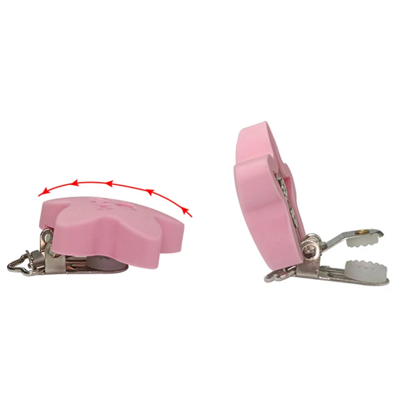 Силиконовые зажимы для пустышки в форме звезд 10 шт. силиконовые шарики