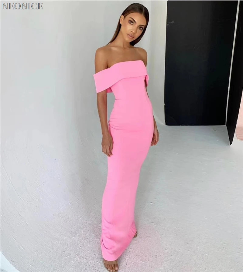 Женское эластичное Бандажное платье облегающее для ночного клуба светская