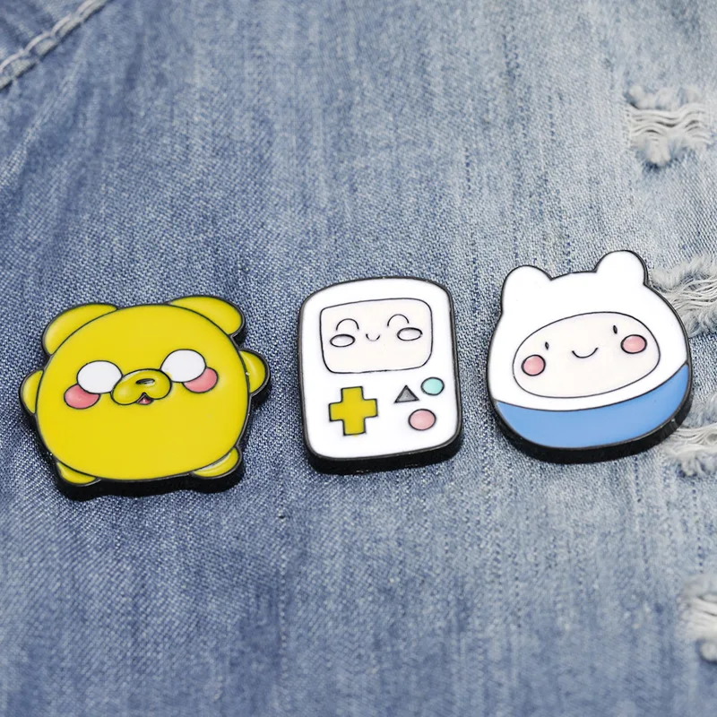 High Quality Adventure Time Bmofenenjieke Cartoon Brooch Badge Jewelry Good Friend Gift Wholesale | Украшения и аксессуары