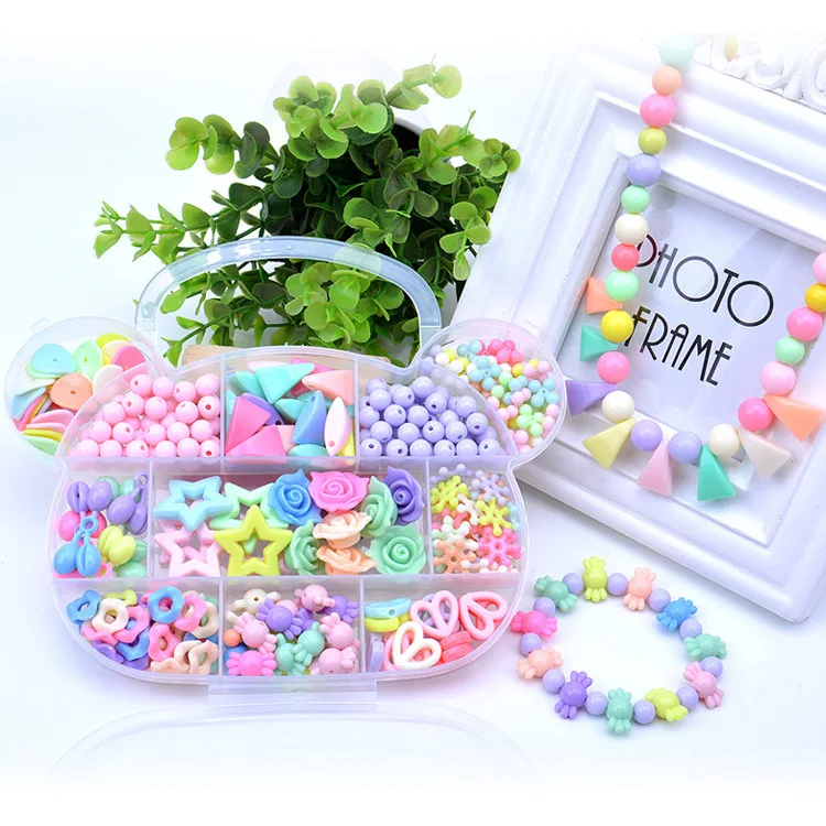 Beads Toys Girl Handmade Wear Necklaces Bracelets Educational Jewelry Making Children Creative Gift | Игрушки и хобби