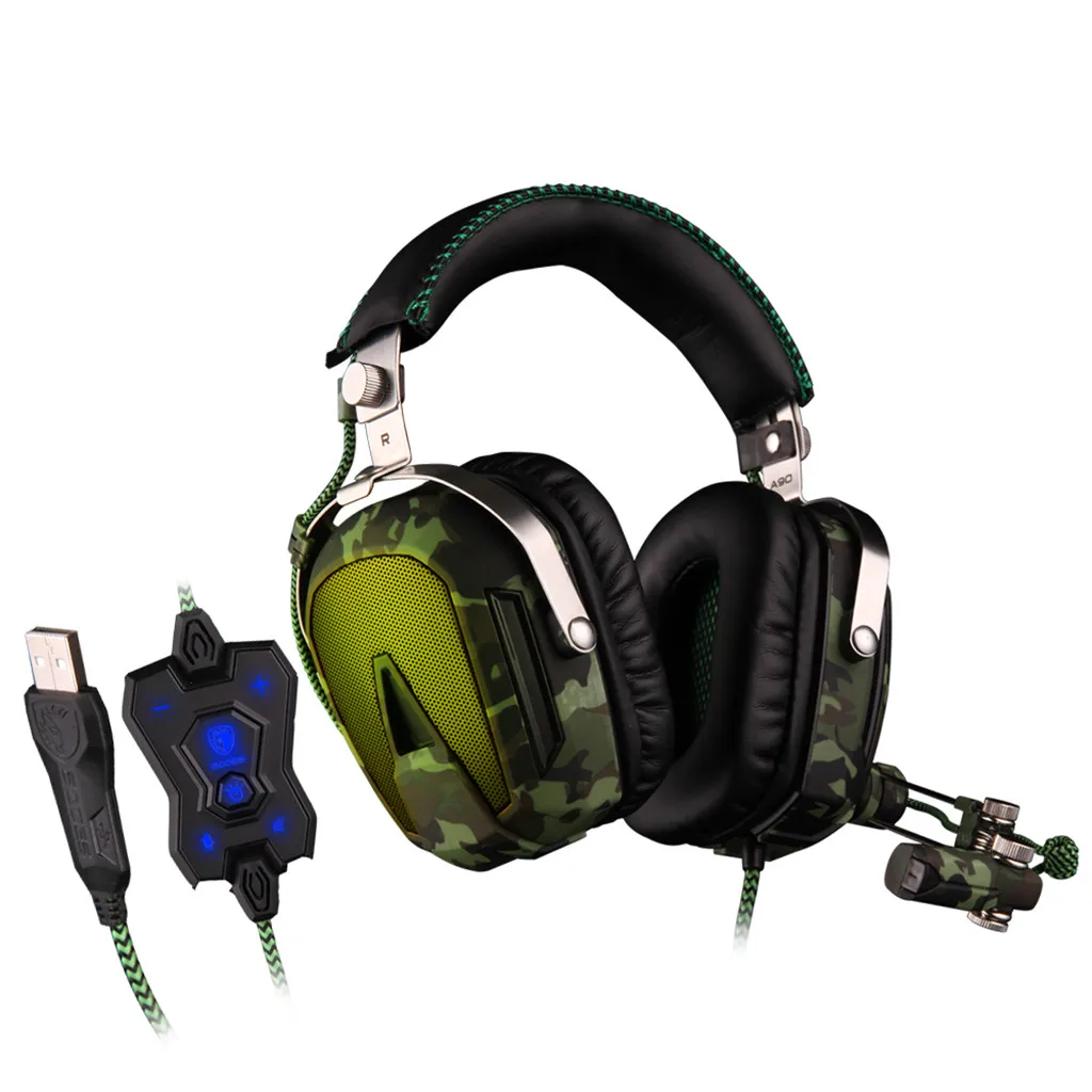 Игровая гарнитура Epure Casque Deep Bass стереонаушники для игр с микрофоном проводные