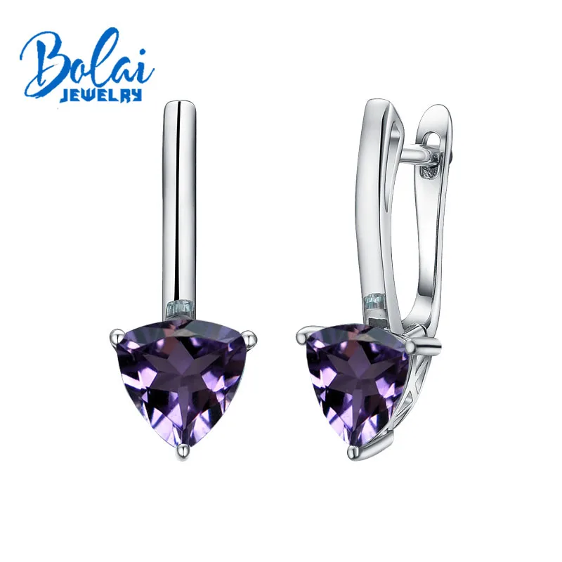 Bolaijewelry серьги из серебра 925 пробы с хорошими серьгами Натуральный Бразильский