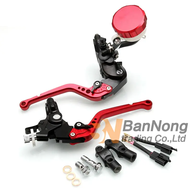 Бесплатная доставка Рычаги Сцепления Мотоцикла тормоз главный цилиндр насос в