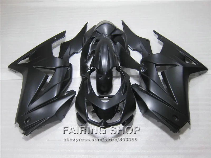 250r 2008 черные Обтекатели для Kawasaki Ninja 2009 2010 2011 2012 2014/комплект обтекателей высокого