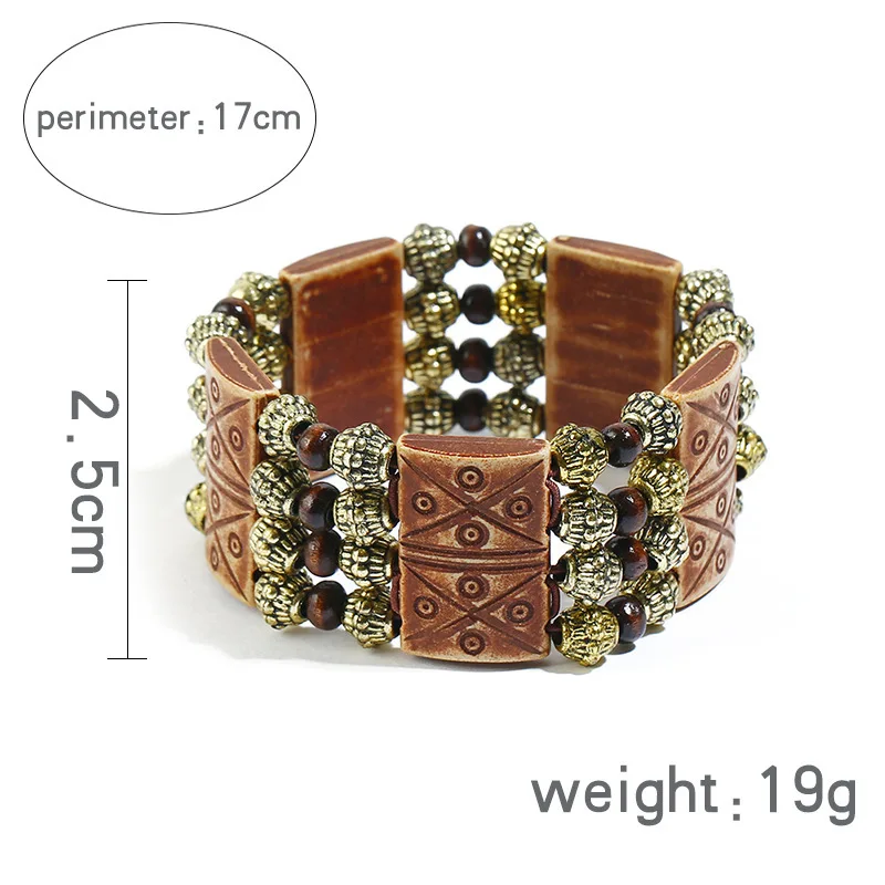 LiuXSP Новые Модные нейтральные браслеты мужские и женские креативные деревянные