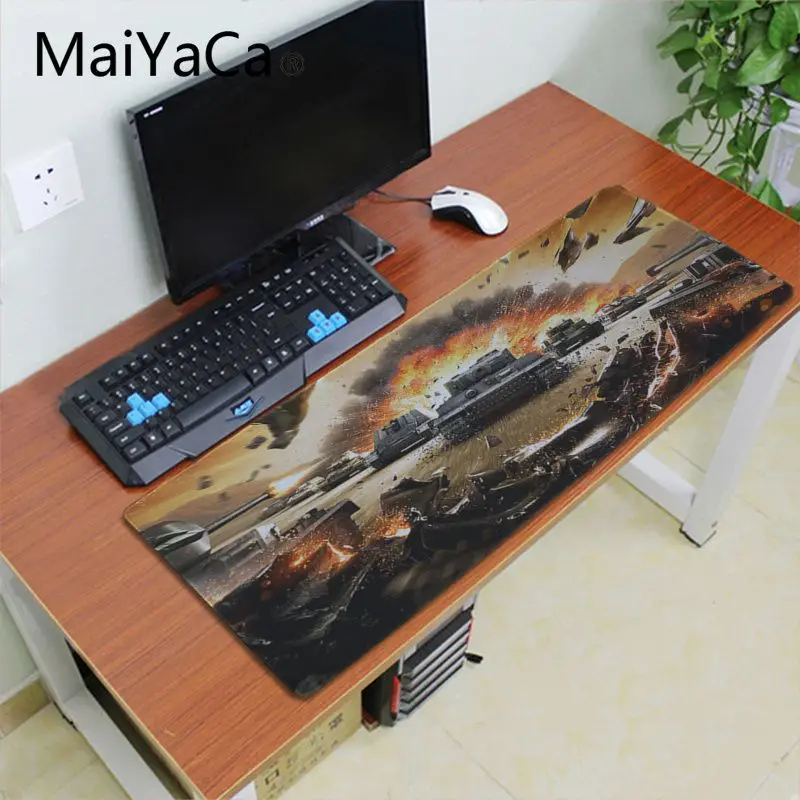 

Maiyaca World of Tanks gamer play mats gaming Mousepad Large Lockedge Mouse pad gamer PC Computer mat for cs go gamer