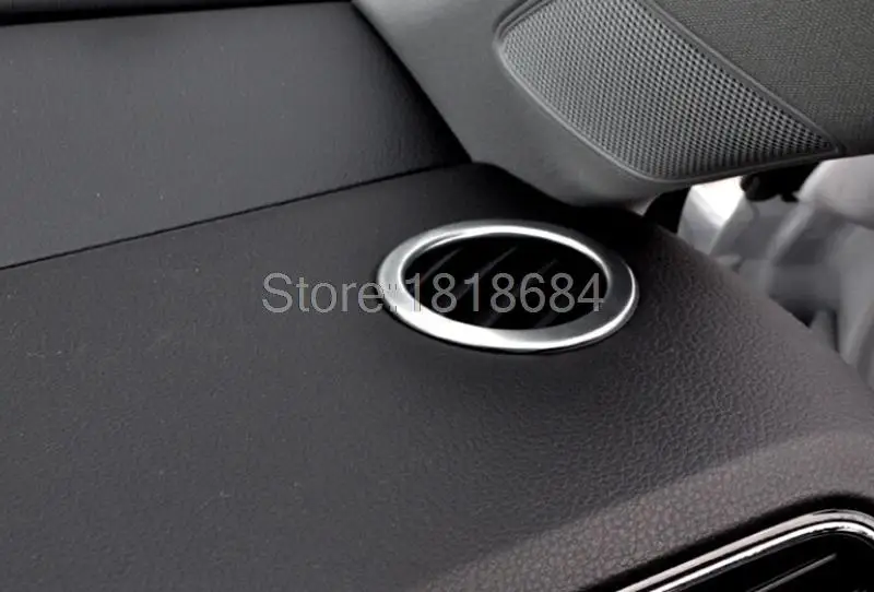 For Volkswagen VW Jetta 6 MK6 2015 2016 ABS Matte Inner Circular Round Outlet Box Air Condition AC Vent Cover Trims 2pcs/set | Автомобили