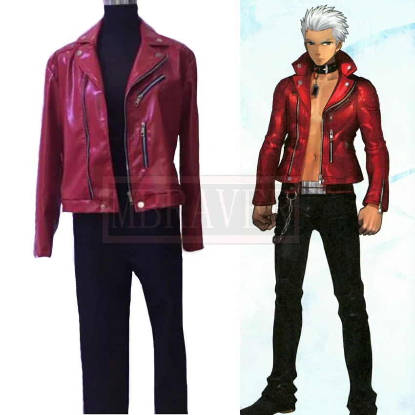 Fate/stay night FGO Emiya Shirou Косплэй костюм вечерние на Рождество и Хеллоуин