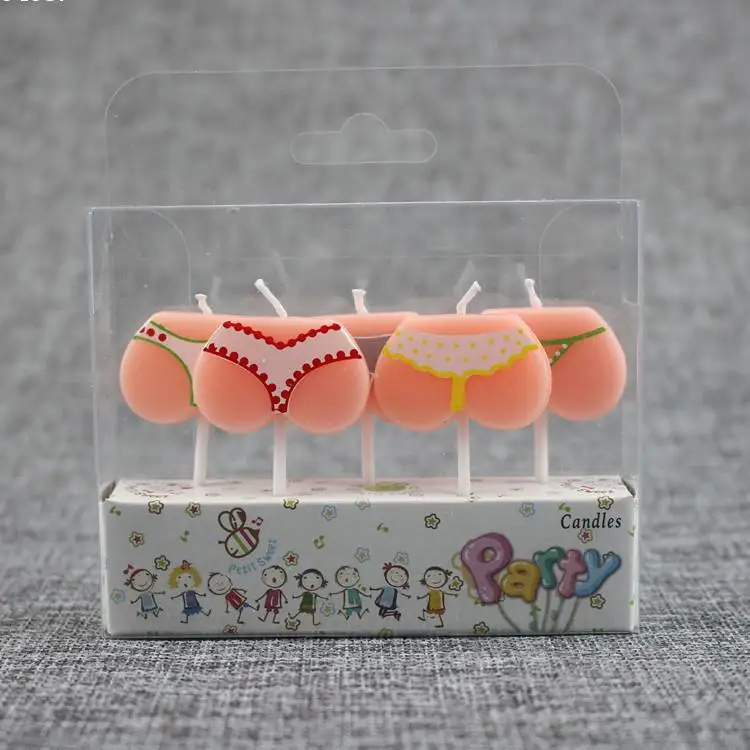 1 комплект мультфильм свечи для торта ко дню рождения chic Бикини с украшениями