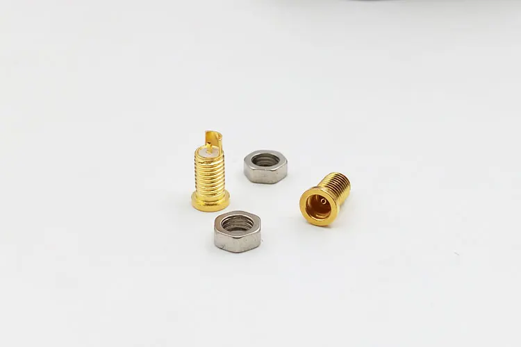 10 шт. универсальные Позолоченные гайки Mmcx из чистой меди 5 пар|copper gold|copper platedcopper nut