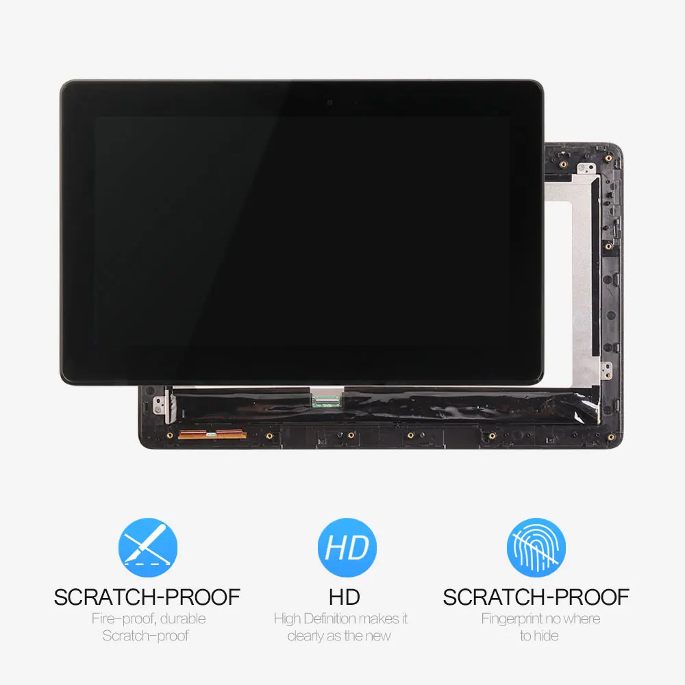 Сенсорный ЖК дисплей в сборе с рамкой для ASUS Transformer Book T100 T100TA C1 GR T100T 5490NB|touch screen|t100t