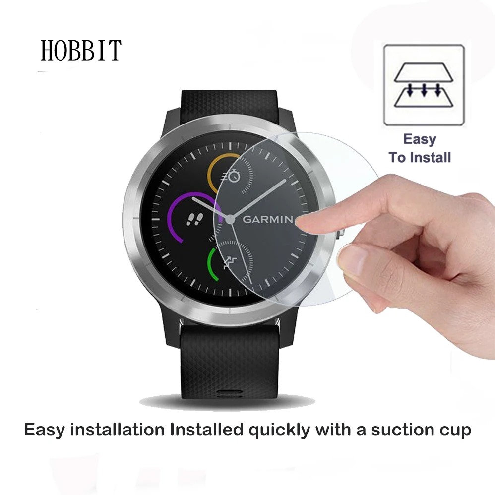 2 упаковки для Garmin Vivoactive 3 0 мм 2.5D закругленные края закаленное стекло Защита