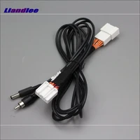liandlee rca adapter connector wire cable for mazda 3 mazda3 axela sedan 2014 2017 rear view camera original video input switch