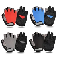 men antiskid gloves riding bike fitness sports half finger gloves weight lifting sports gloves breathable sweat mesh glove