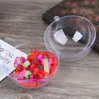 681012 см Свадебные Рождественские елочные шары украшение изысканные прозрачные пластиковые безделушки Висячие полые шары конфетная коробка