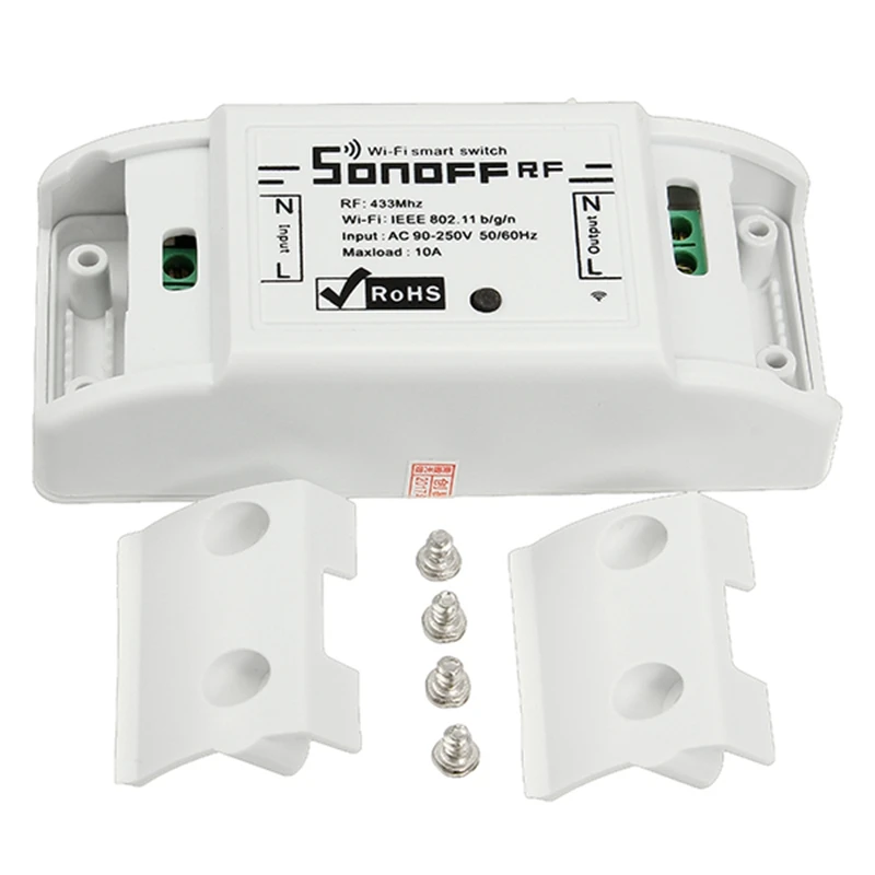 SONOFF RF 7A 1500 Вт AC90 250V DIY WIFI беспроводной переключатель розетка модуль для умного