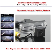 car backup rear reverse camera for toyota land cruiser 120 prado 2002 2009 hd intelligent parking tracks cam