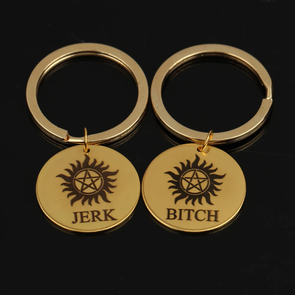 1 пара модные ручные штампы супернатуральные для влюбленных ювелирные изделия