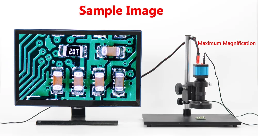 37MP HDMI USB цифровой машинное видение промышленный микроскоп камера CCD 100X c-крепление зум-объектив 56 светодиодный светильник для пайки печатных плат