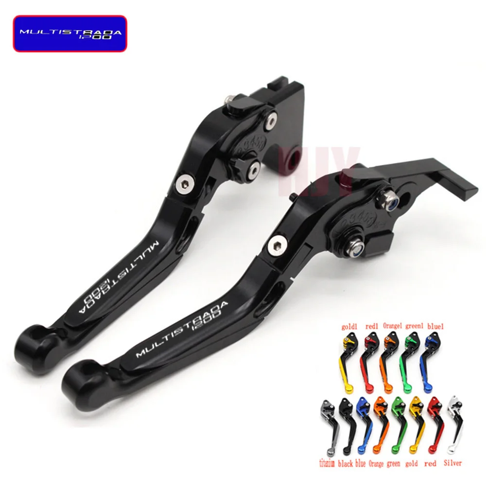 Лазерный Логотип CNC рычаги тормозной муфты для Ducati MULTISTRADA 1200/S/GT 2010 2011 2012 2013 2014 2015