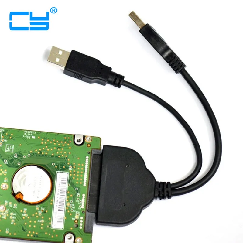

USB 3,0 для SATA 22Pin 2,5 "адаптер для драйвера жесткого диска с внешним usb-кабелем питания