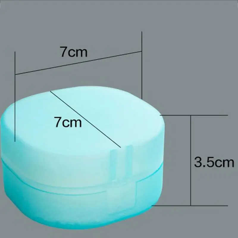 Портативный модный прозрачный держатель для мыла контейнер круглая губка