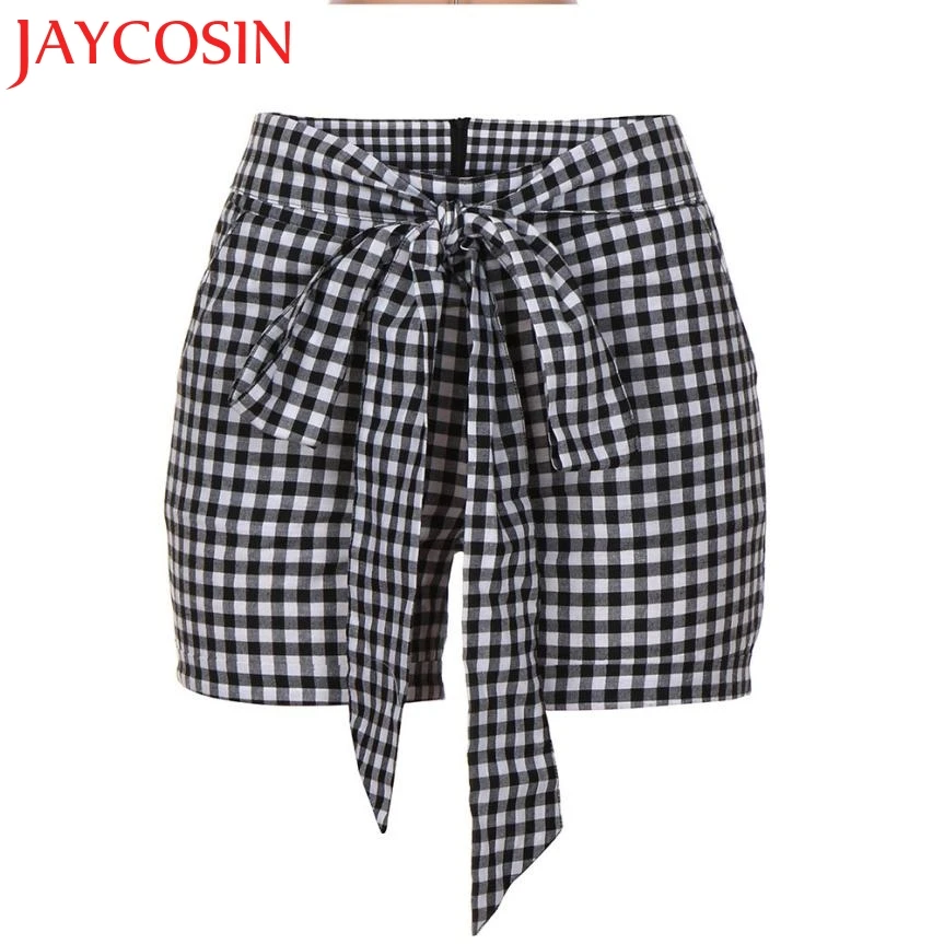 Брюки JAYCOSIN женские летние повседневные с бантом и принтом|Женские шорты| |