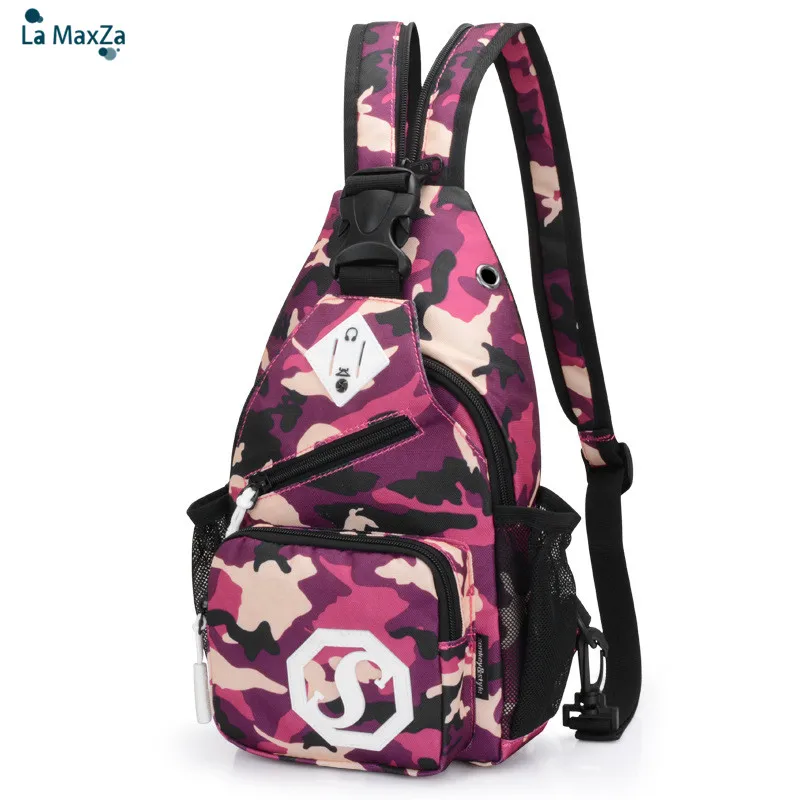 Oxford Женский Мужской рюкзак на одно плечо с двумя лямками для велосипеда Mochila спортивный школьный рюкзак Rugtas placak Sac A Dos Femme - Цвет: H