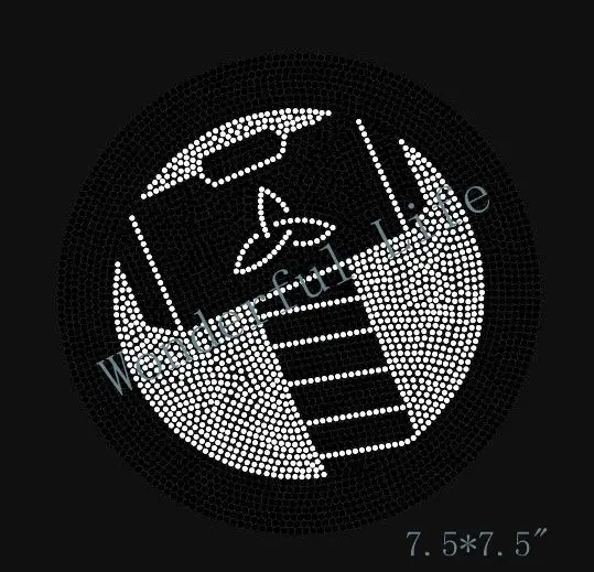 Бесплатная доставка Тор инпиред фанат супергерой логотип Стразы термоперенос