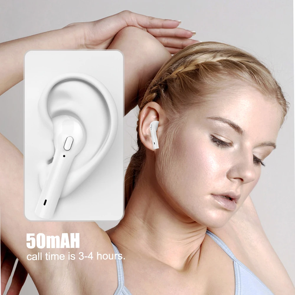 Bluetooth наушники беспроводные мини одного гарнитура микрофон с 3300 мАч Мощность