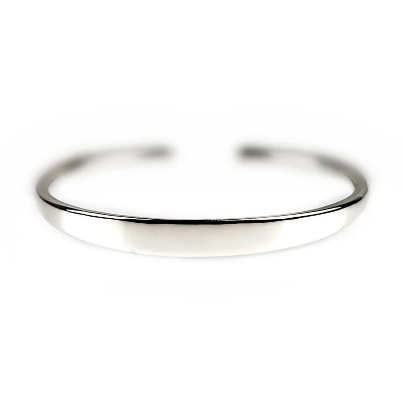 

bracelet plane smooth solid bangle bracelets and contracted and and fresh temperament fine style bracelet gift