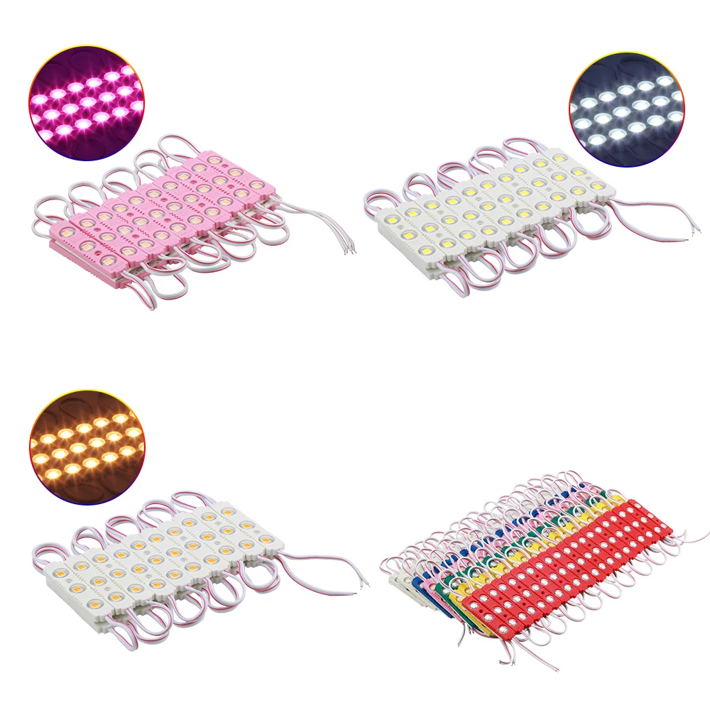 DC12V SMD5054 3 светодиода светодиодные модули IP65 водонепроницаемая лампа