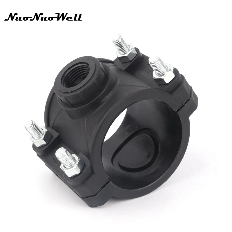 1 шт. NuoNuoWell 40 мм 50 63 PE труба ремонт коннектор капельная лента фитинги By Pass 1/2 &quot3/4&quot
