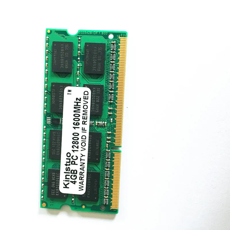 Память для ноутбука DDR3 PC3L RAM SoDimm 4GB PC3 10600 1333mhz 1600 12800 1066 8500 204 Pin 4G модуль памяти