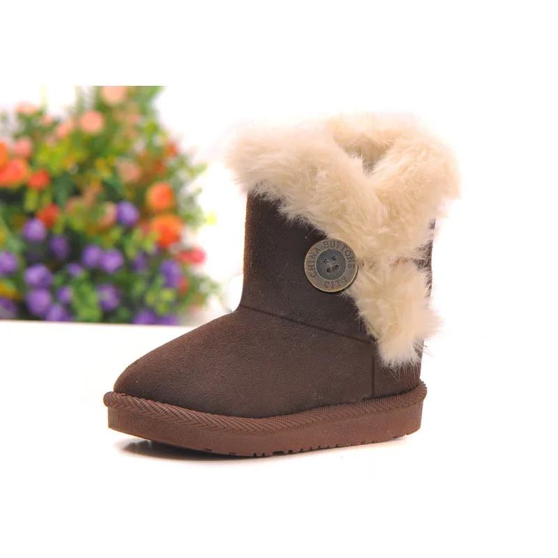 2018 зимние популярные модели детские ботинки детская Толстая хлопковая обувь