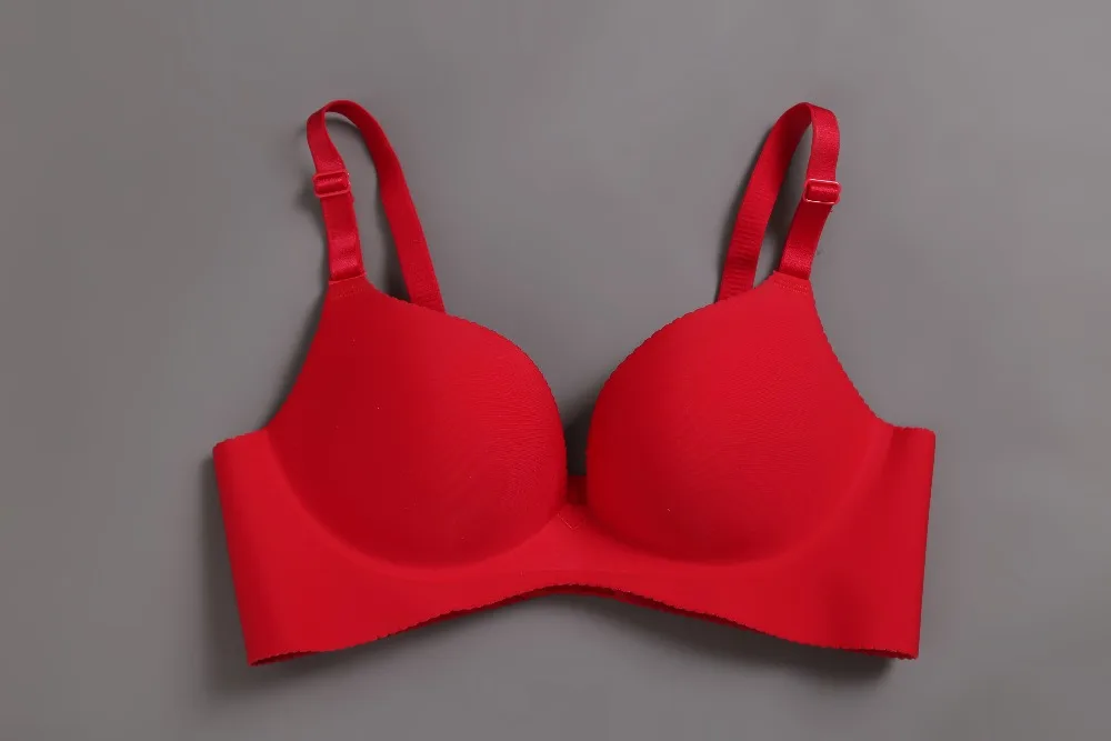 Сексуальное бесшовное нижнее белье с чашечкой 3/4 бюстгальтер большого размера