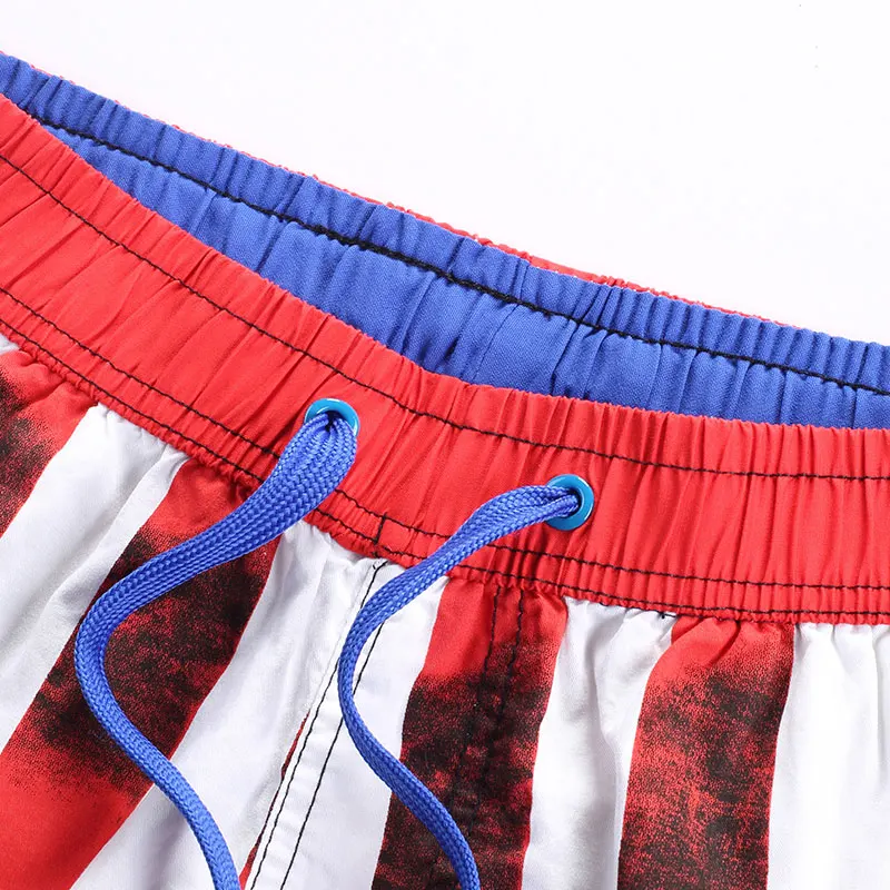 Paul моган Лето 2017 г. новые пляжные шорты Для мужчин быстрое высыхание хлопковые