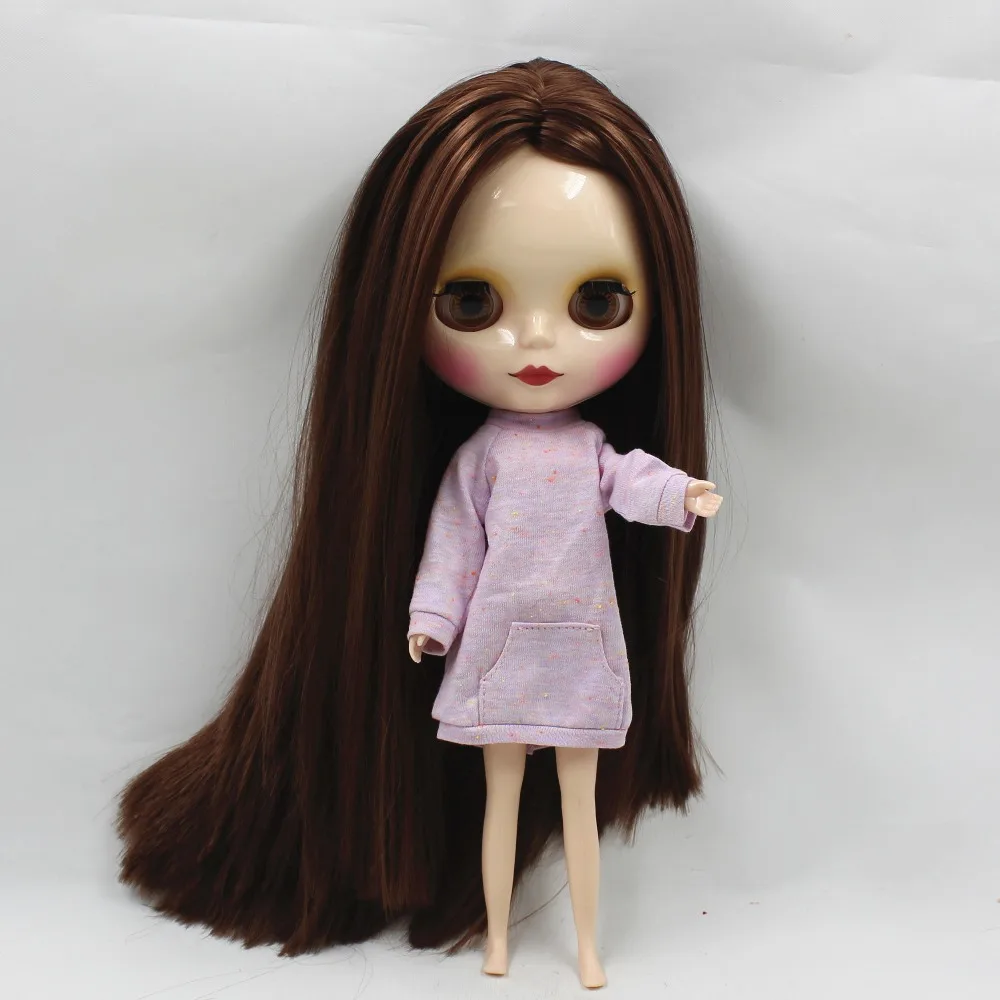 Blyth doll icy licca body Sweater розовый и фиолетовый шарнир body doll