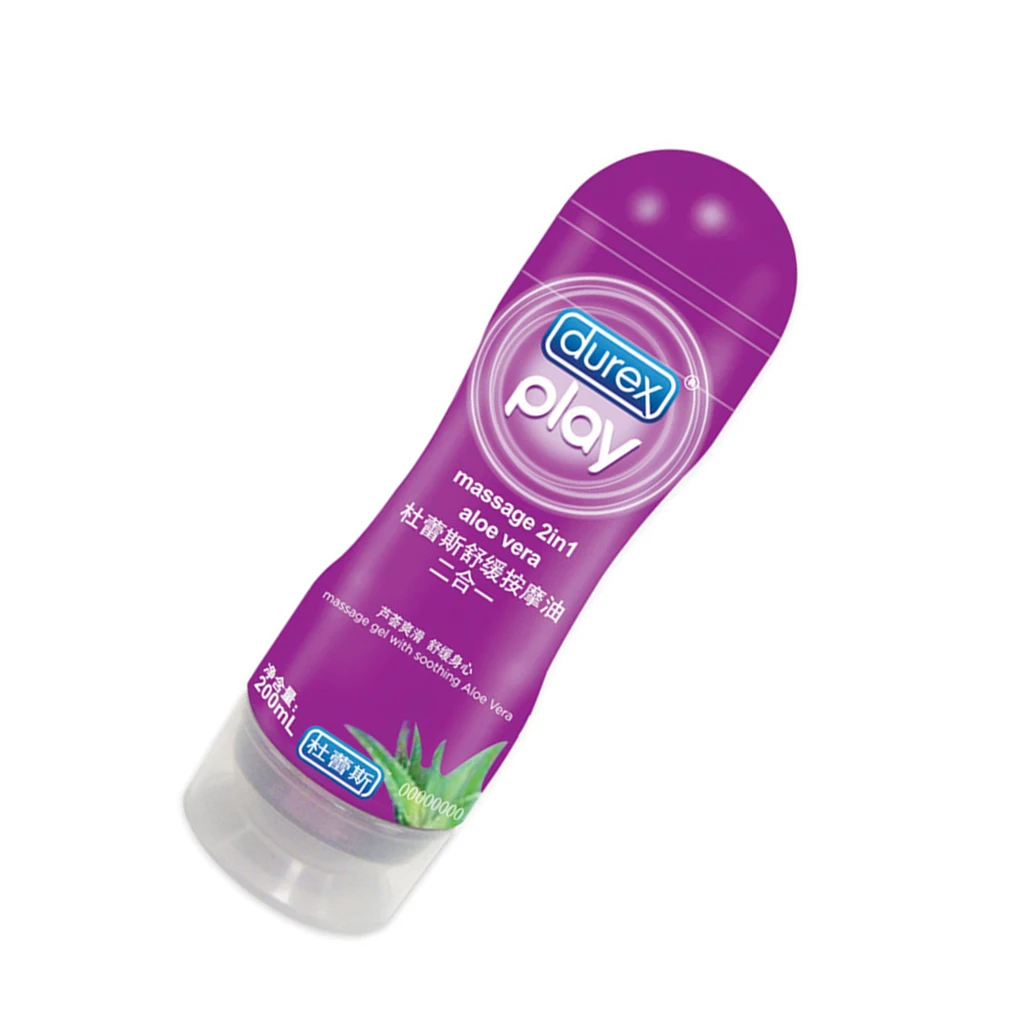 Durex 200 мл Алоэ Вера секс смазки 2 в 1 расслабляющий массаж для женщин девушек