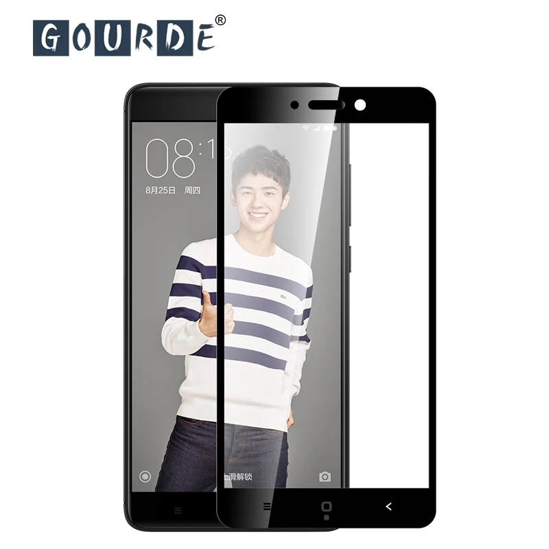 Закаленное стекло Gourde для xiaomi redmi note 5 pro 4X 5A Plus Redmi 6 полное покрытие Защита экрана A2