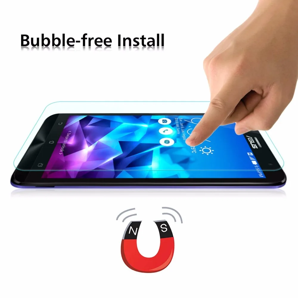 9H защитная пленка из закаленного стекла для ASUS Zenfone Go ZB500KL Selfie 5 3 Max ZC520TL ZC550KL 2 Laser