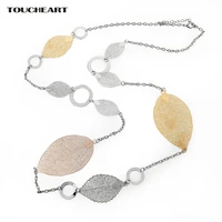toucheart bead necklace for woman vintage gold color statement necklaces maxi ethnic jewelry new colar femme sne150846
