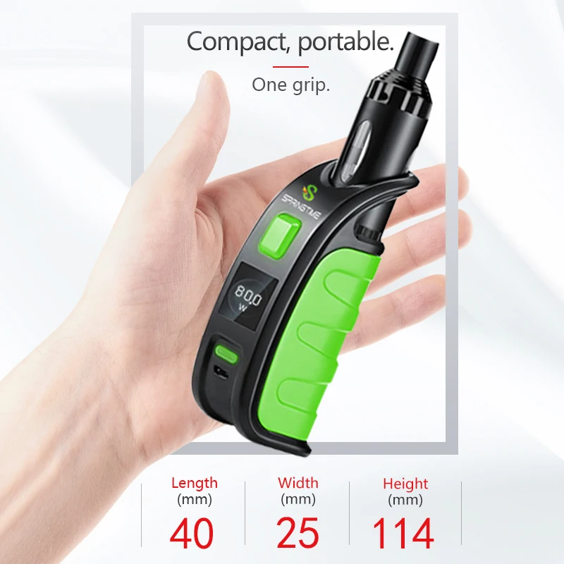 Набор электронных сигарет 80 Вт вейп 1200 мА · ч испаритель стартовый набор кальян